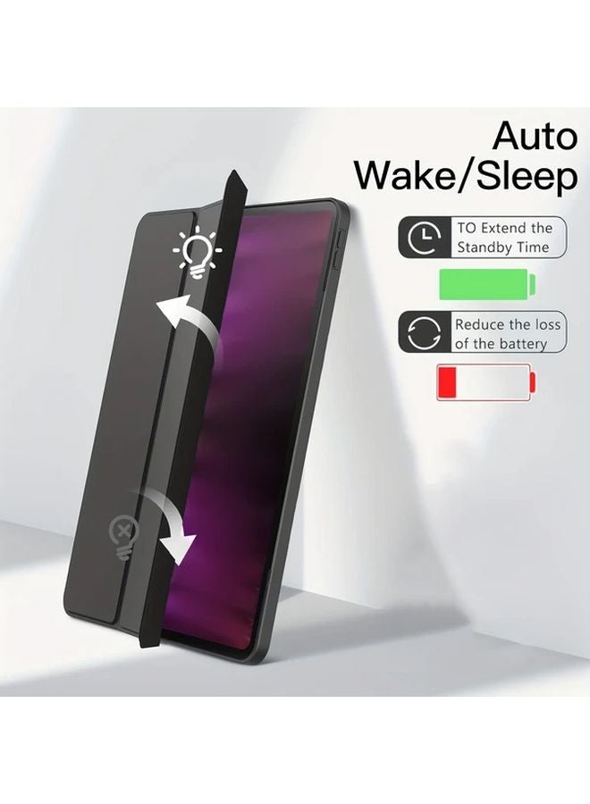 Light Gray Case For iPad Air 13 2025 M3 With Foldable Stand And Auto Sleep Wake - Image 5